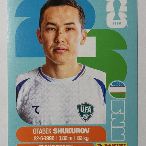 FIFA World Cup 2026 sticker new, Otabek Shukurov Uzbekistan