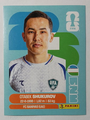 FIFA World Cup 2026 sticker new, Otabek Shukurov Uzbekistan