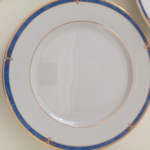 Limoges Bernardaud Calypso Bleu coffee set new, 5 pieces