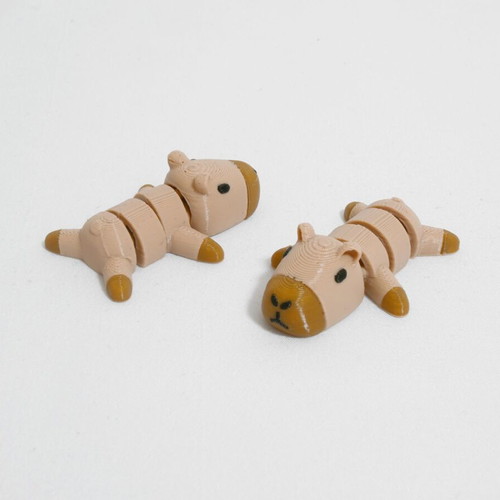 Articulated Pocket Capybara figure made to order