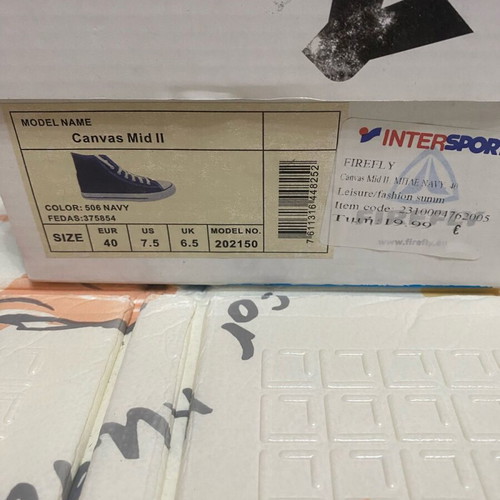 Firefly Sneakers new, size 40, navy blue