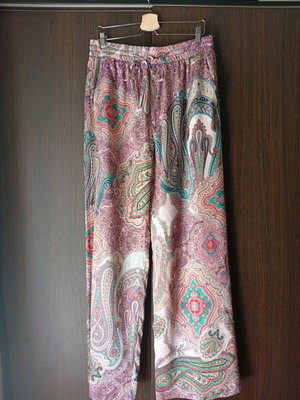 Zara women's palazzo pants new, multicolor, size XL