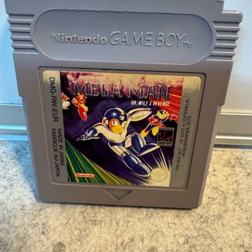 MEGAMAN I 1 DR WILY’S REVENGE NINTENDO GAMEBOY GAME BOY ENGLISH TESTED WORKING USED CONDITION