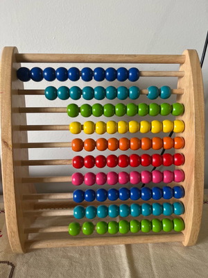 Wooden abacus like new, good quality material
