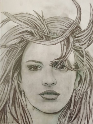 Britney Spears portrait made to order 25x19