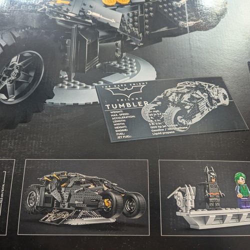 Lego 76240 Batmobile Tumbler used with instructions