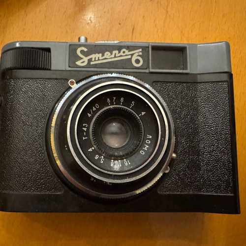Smena 35mm camera used, Soviet Union 1961