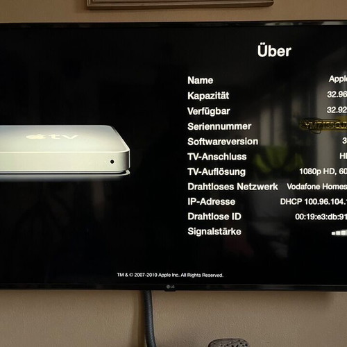 Apple TV 1st generation used, in original box