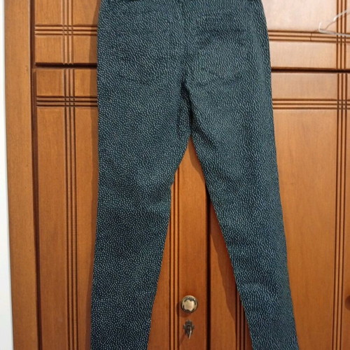 Women's black polka dot OVS pants size 42 used