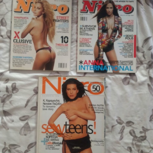 Nitro magazine pack of 6 used with collectible 2001 insert