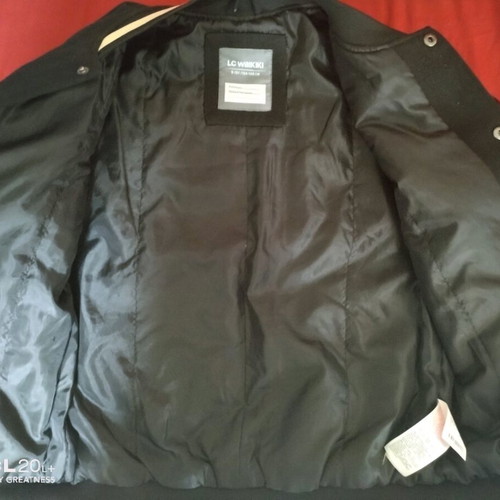 Lc Waikiki kids college jacket like new, black and yellow, size 140 cm