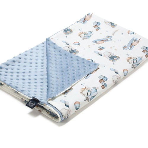 La Millou Thin Wind Blue Baby Blanket