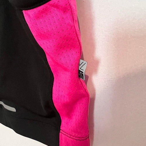 Karrimor sports bra Small, lightly used, black and pink