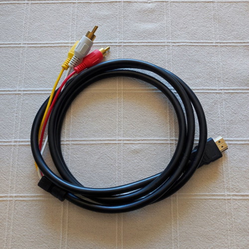 RCA to HDMI Cable new