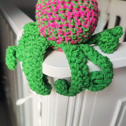Handmade knitted octopus toy new