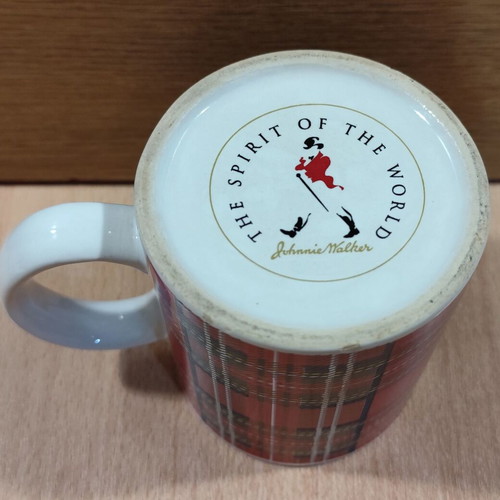 Johnnie Walker Scotch Whisky Ceramic Mug used, vintage advertising