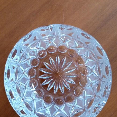 Set of 2 Vintage Lead Crystal Ashtrays / Bowls, 1980