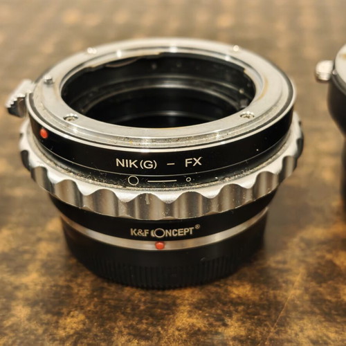 Lens adapters for Fuji X mount mirrorless cameras like new