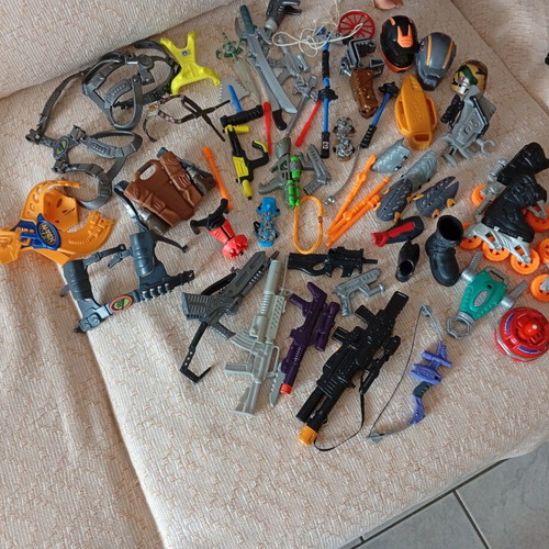 Max Steel figures collection used with accessories