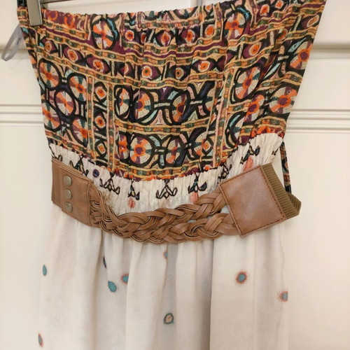 Maxi dress Toi&Moi like new, size Small, beige multicolor