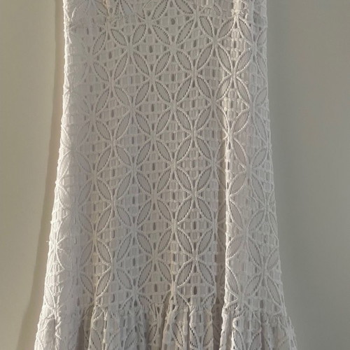 Sissy Christidou white lace dress new