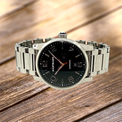 Mont Blanc Automatic 42mm σαν καινούργιο με ζαφείρι κρύσταλλο και κουτί