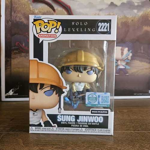 Funko Pop Sung Jinwoo 2221 Mining Solo Leveling Limited Edition new