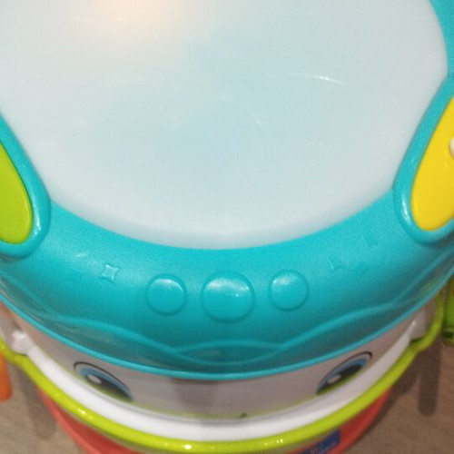 Βρεφικό παιχνίδι Baby Clementoni μουσικό όργανο Activity Baby Drum σαν καινούργιο για 10+ μηνών