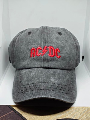 AC/DC Vintage Style Cap with Embroidered Logo like new