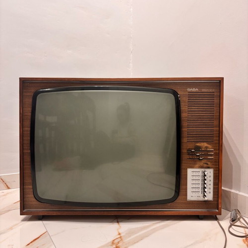 Vintage SABA electronic television refurbished, 70s