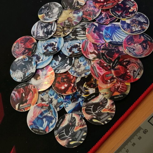 Monsuno Cheetos tags used, pack of 39 collectible