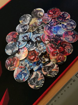 Monsuno Cheetos tags used, pack of 39 collectible