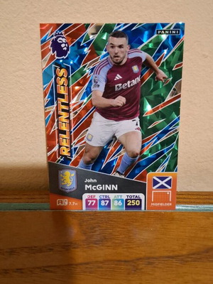 Panini Premier League John McGinn new sticker