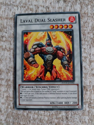 Yu-Gi-Oh Laval Dual Slasher like new