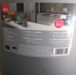 Plastic trash bin 50 liters