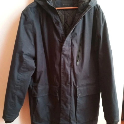 Biston jacket with hood size XL like new, blue