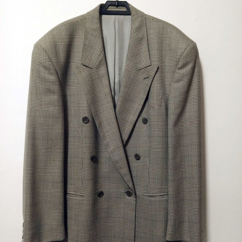Prince Oliver Men's Grey Double-Breasted Jacket Like New Size XL
