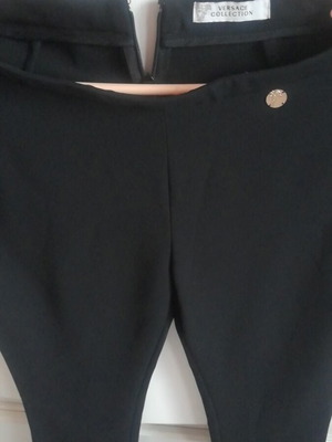 Versace pants like new, black, size S