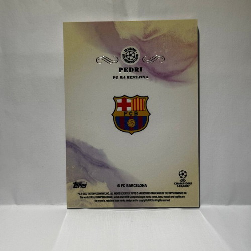 2021-22 Topps Pearl Pedri collectible card new