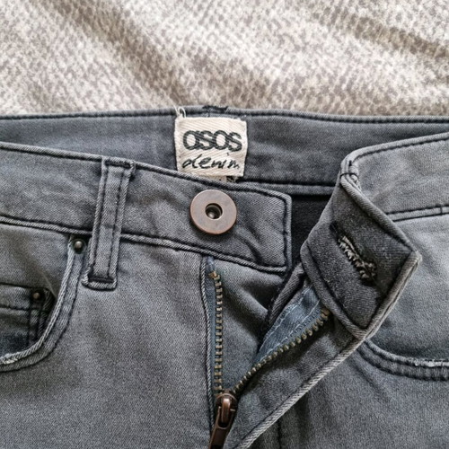 Asos grey skinny jeans size S like new