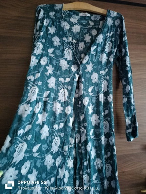 Pink Woman long dress like new, blue, size L