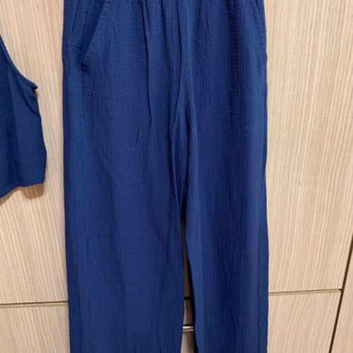 H&M Kids Summer Set Pant and Top Size 134 Like New, Blue