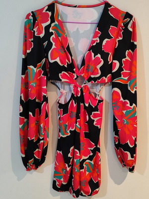 Pronto Moda floral women's dress size S like new