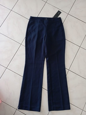 Blue fabric pants new, size XS