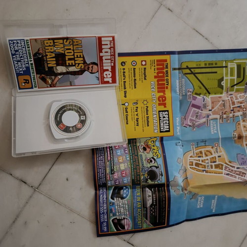 PSP games used with Grand Theft Auto and Medievil