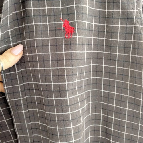 Vintage 90s Polo Ralph Lauren checked shirt, like new, made in Italy