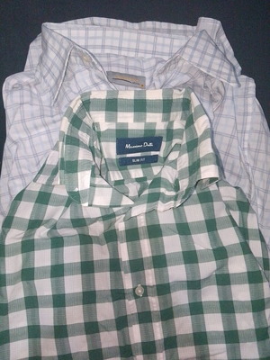 Men's shirts Massimo Dutti pack of 2 size medium like new