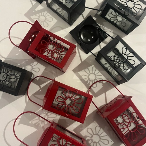 package of 8 decorative lanterns