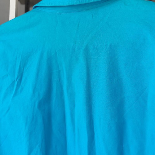Naracamisie women's cotton shirt turquoise like new