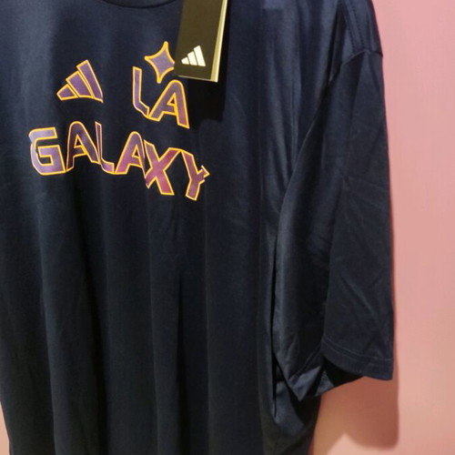 Adidas LA Galaxy Men's Short Sleeve Pregame Tee 2XL new, blue